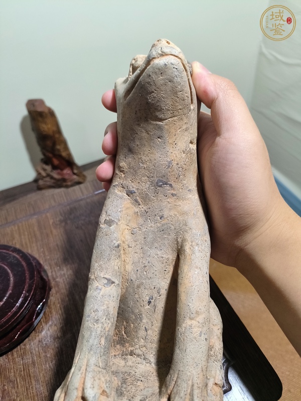 古玩陶瓷兩晉看門狗真品鑒賞圖