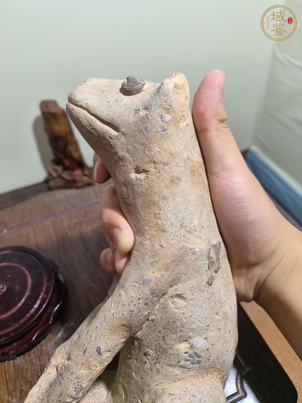 古玩陶瓷兩晉看門狗真品鑒賞圖