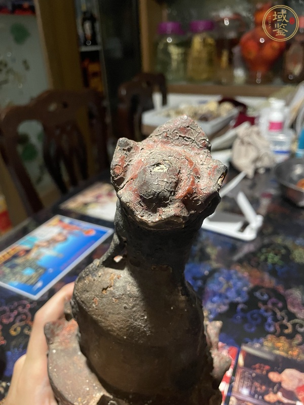 古玩雜項木雕觀音真品鑒賞圖