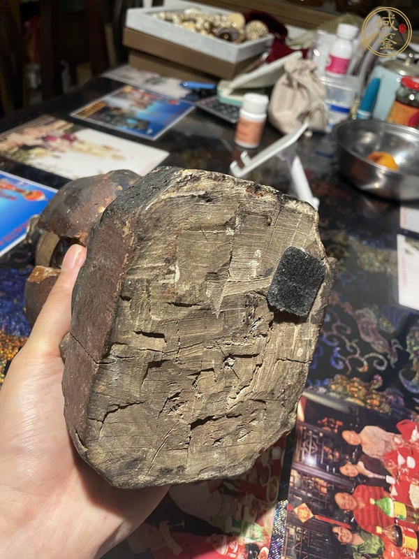 古玩雜項木雕觀音真品鑒賞圖