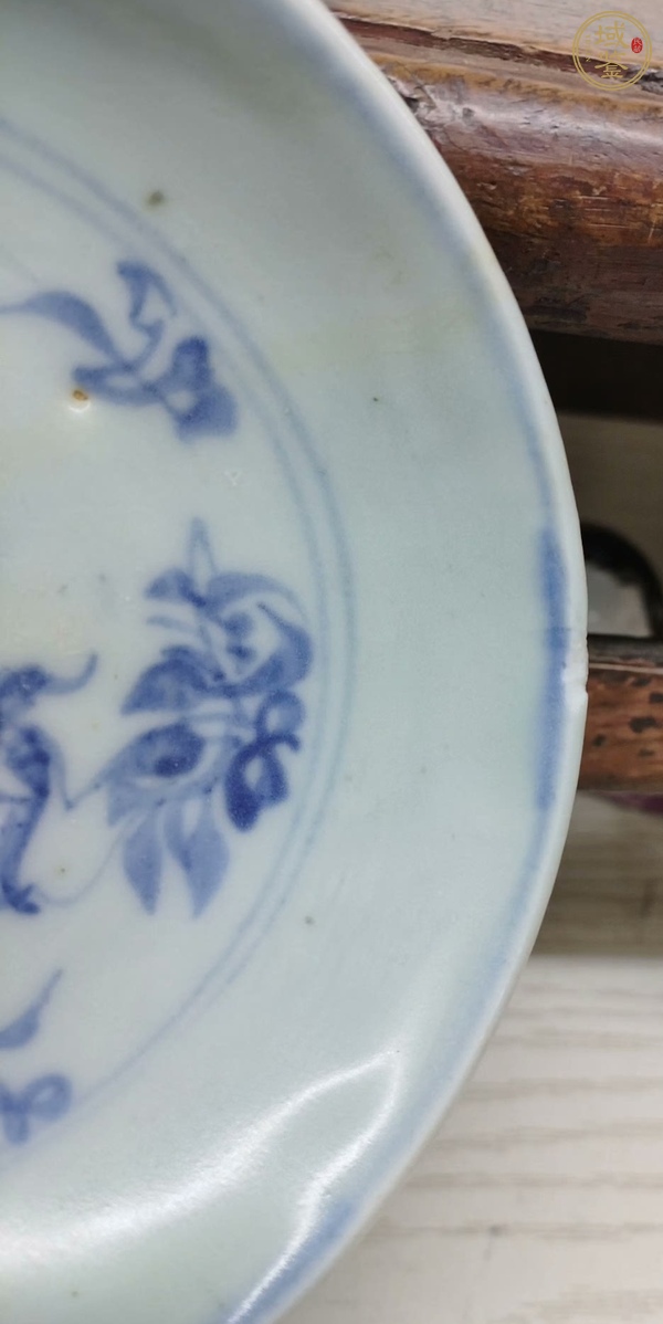 古玩陶瓷青花魚紋盤真品鑒賞圖