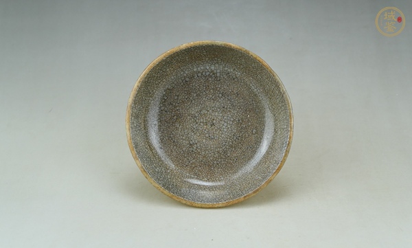 古玩陶瓷哥釉水洗真品鑒賞圖