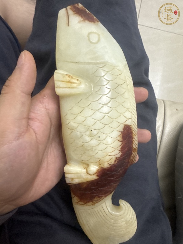 古玩岫巖玉鱖魚擺件真品鑒賞圖