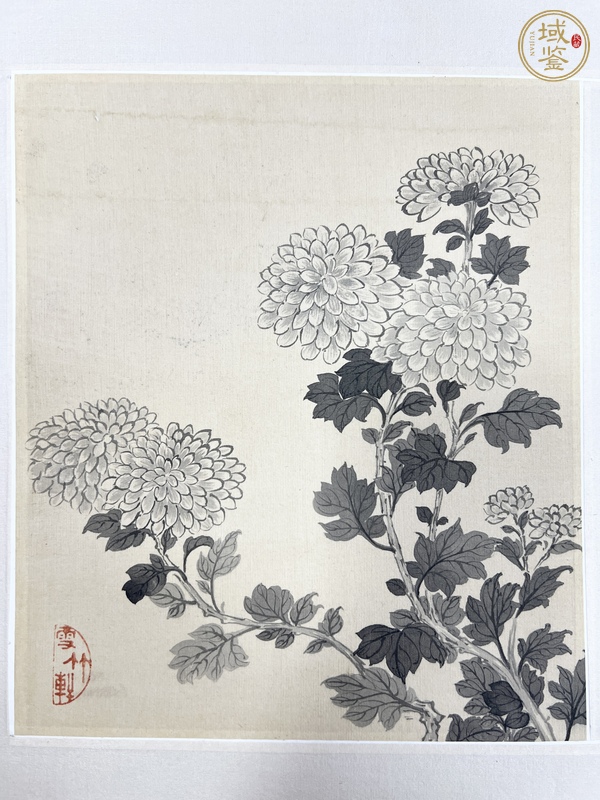 古玩字畫繆嘉惠花卉冊頁真品鑒賞圖