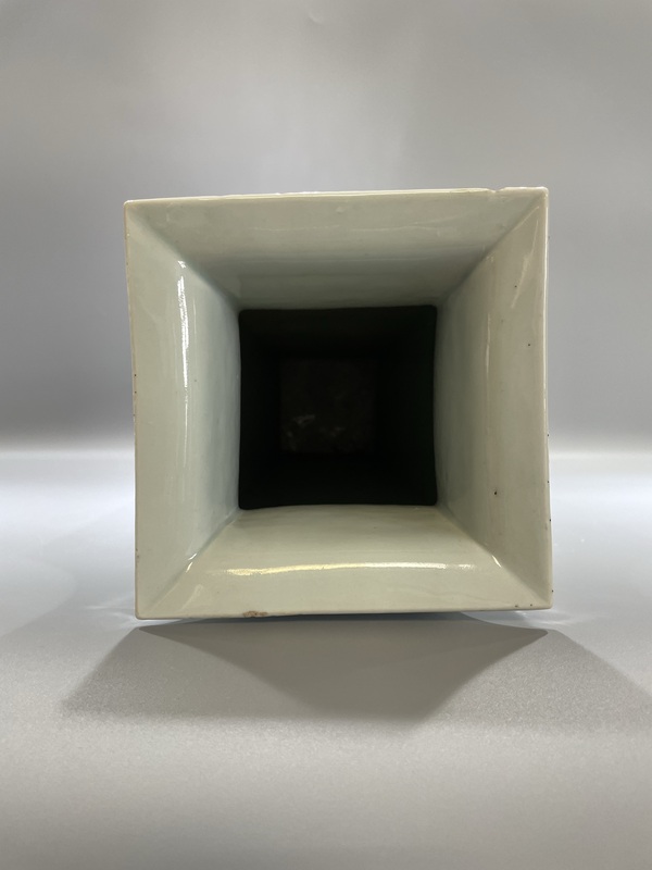 古玩陶瓷清道光 極品青花無雙譜四方瓶拍賣，當前價格68000元