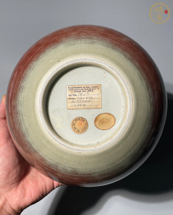 古玩陶瓷紅釉葫蘆瓶真品鑒賞圖