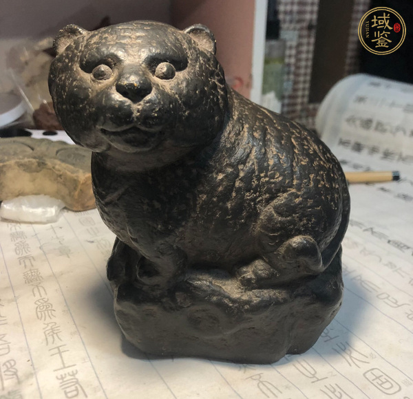 古玩雜項石老虎真品鑒賞圖