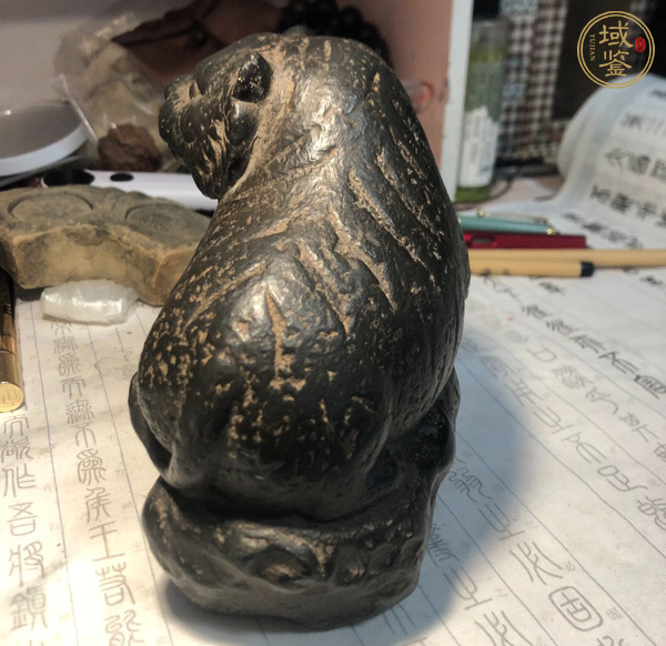 古玩雜項石老虎真品鑒賞圖