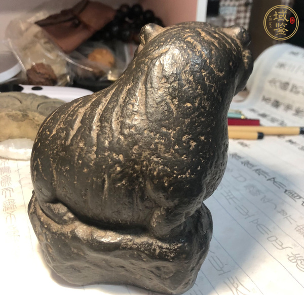 古玩雜項石老虎真品鑒賞圖