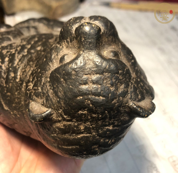 古玩雜項石老虎真品鑒賞圖