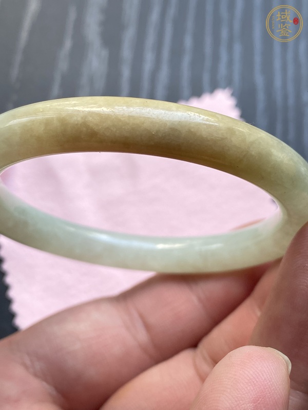 古玩玉器天然翡翠手鐲真品鑒賞圖