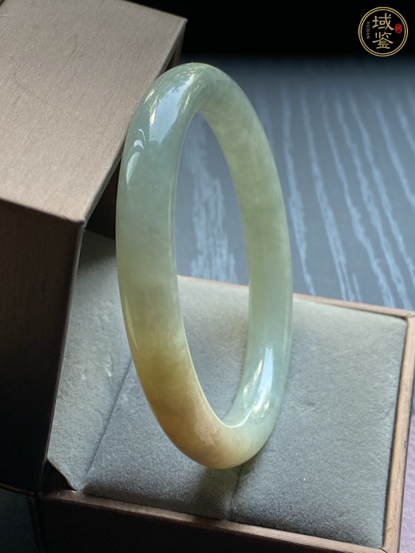 古玩玉器天然翡翠手鐲真品鑒賞圖
