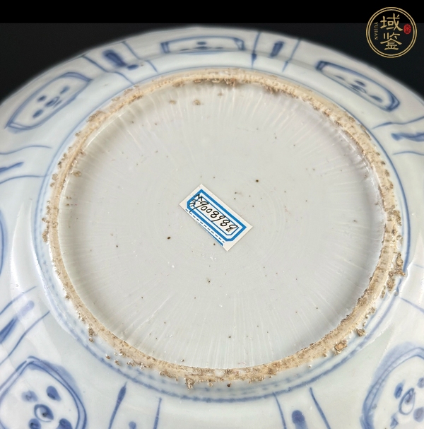 古玩陶瓷克拉克青花盤真品鑒賞圖