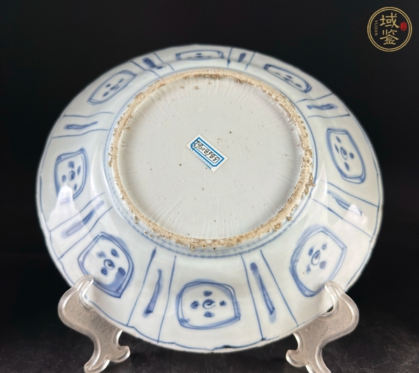 古玩陶瓷克拉克青花盤真品鑒賞圖