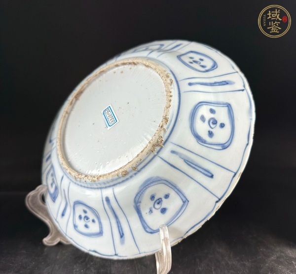 古玩陶瓷克拉克青花盤真品鑒賞圖