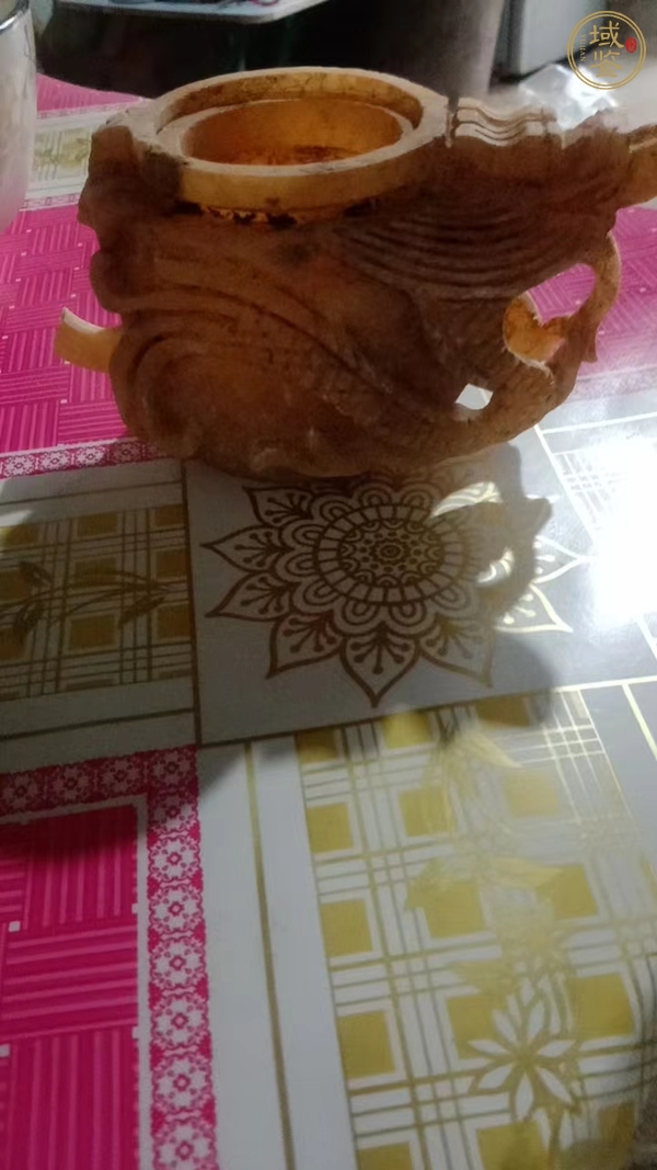古玩玉器龍杯真品鑒賞圖