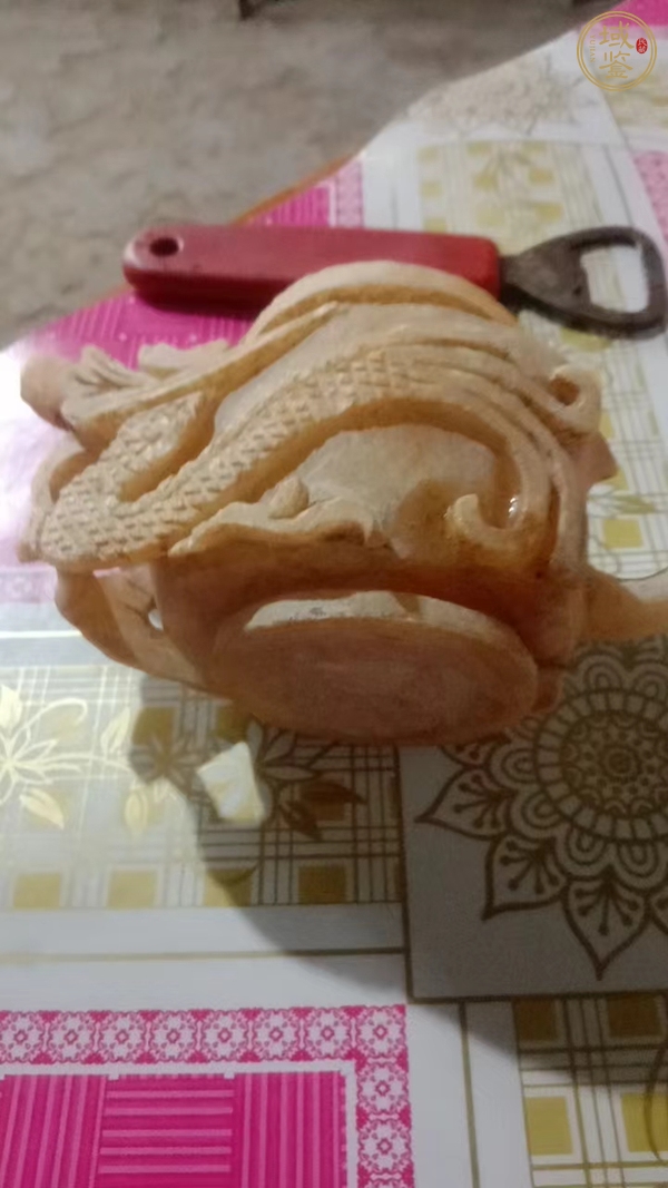古玩玉器龍杯真品鑒賞圖