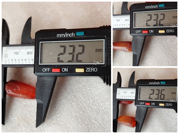 古玩玉器天然紅瑪瑙多棱珠3顆拍賣,當前價格99元