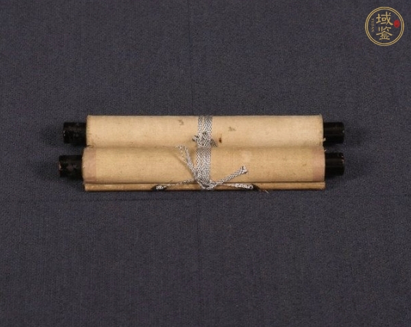 古玩吳梅款行書對聯(lián)真品鑒賞圖