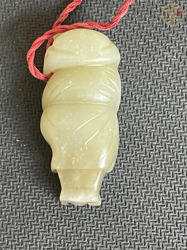 古玩玉器和田玉雕童子真品鑒賞圖
