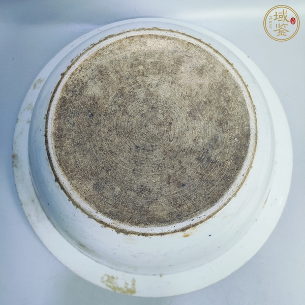 古玩陶瓷仕女紋粉彩凈手盆真品鑒賞圖