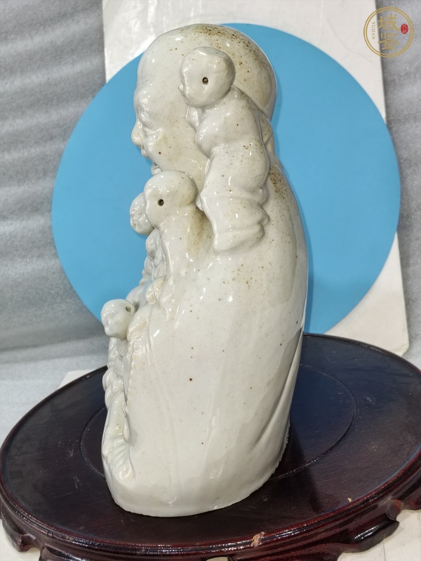 古玩陶瓷德化白瓷彌勒佛坐像真品鑒賞圖