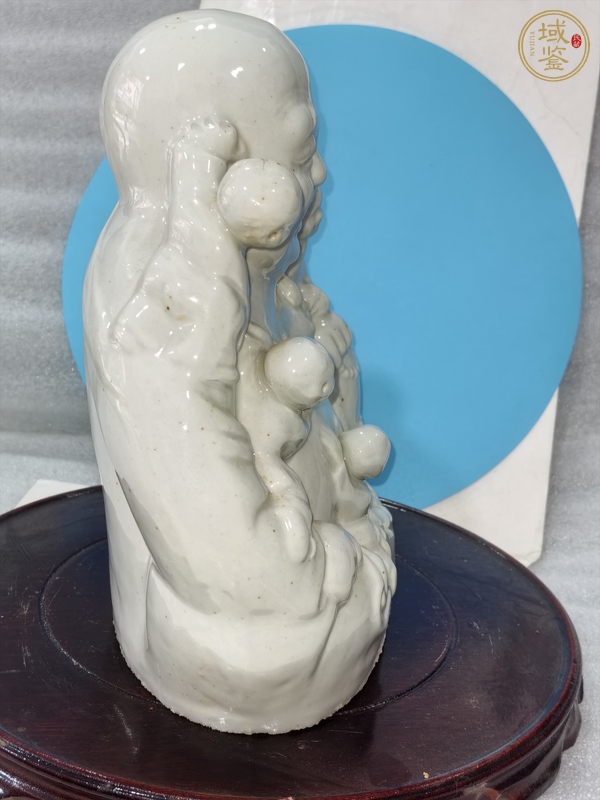 古玩陶瓷德化白瓷彌勒佛坐像真品鑒賞圖