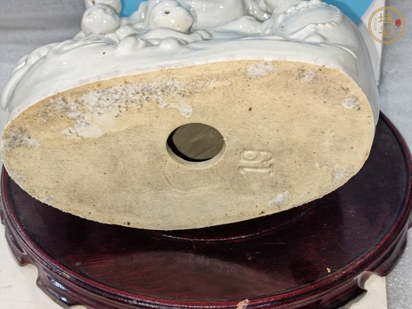 古玩陶瓷德化白瓷彌勒佛坐像真品鑒賞圖