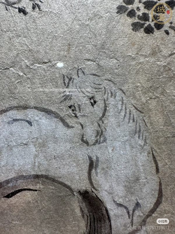 古玩字畫雙駿真品鑒賞圖
