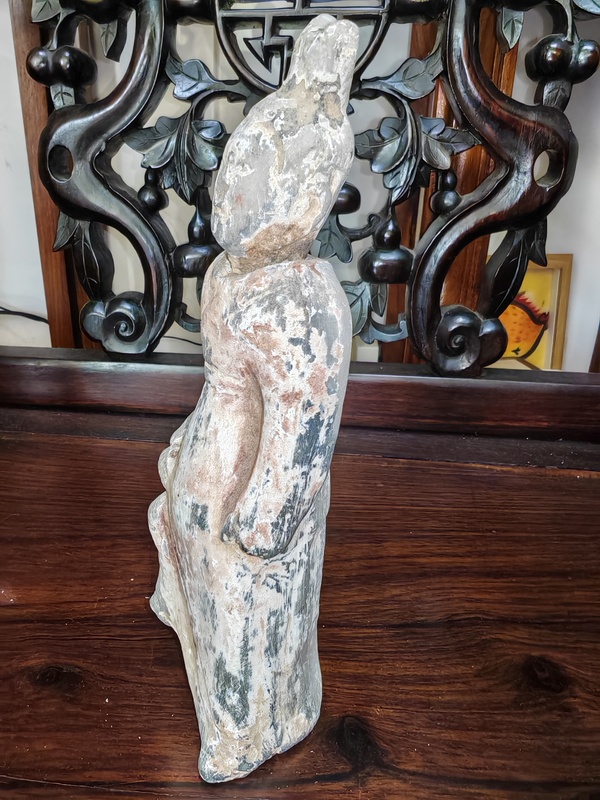 古玩陶瓷唐代.陶俑拍賣,當前價格3800元
