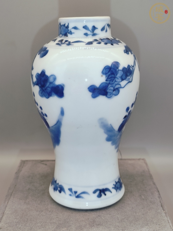 古玩陶瓷光緒青花人物瓶真品鑒賞圖