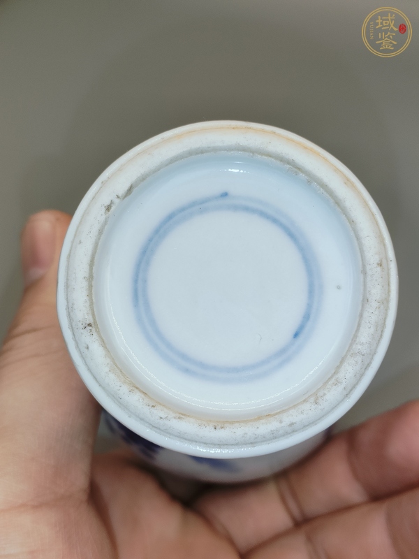 古玩陶瓷光緒青花人物瓶真品鑒賞圖