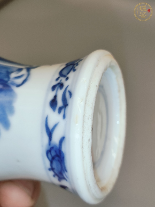 古玩陶瓷光緒青花人物瓶真品鑒賞圖
