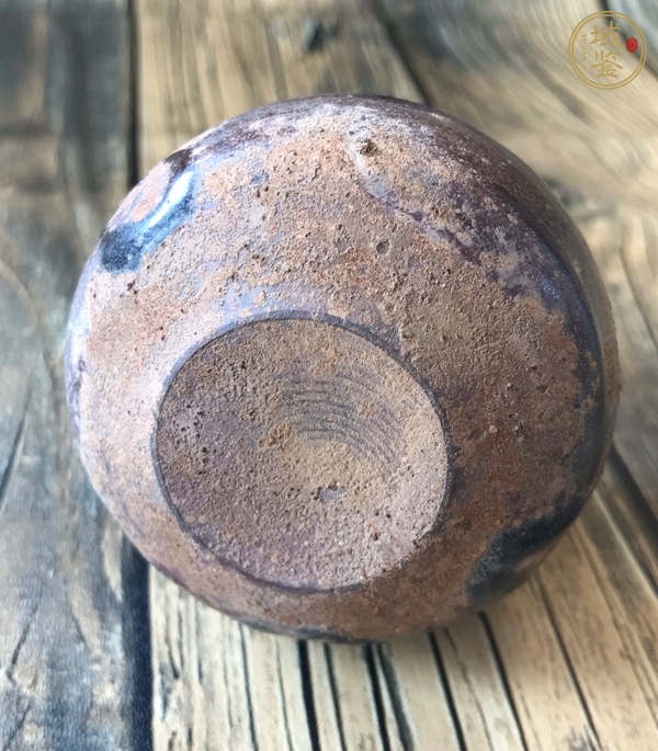 古玩陶瓷宋元洪塘窯褐釉茶入真品鑒賞圖