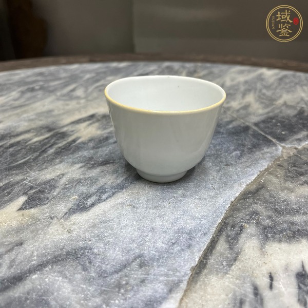 古玩陶瓷民國(guó)白釉杯真品鑒賞圖