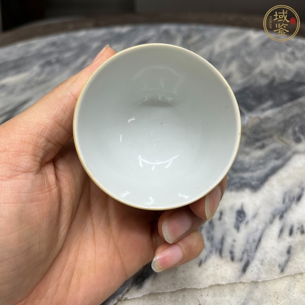 古玩陶瓷民國(guó)白釉杯真品鑒賞圖