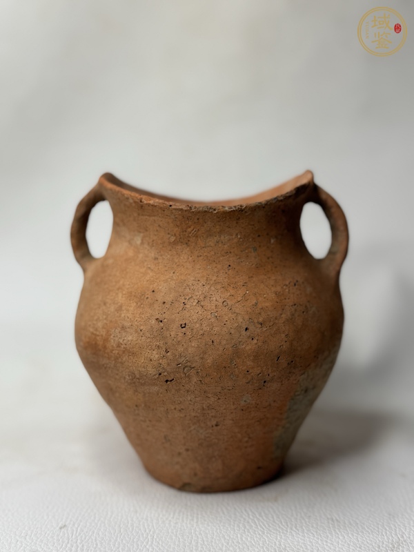 古玩陶瓷寺洼文化·魚口罐真品鑒賞圖