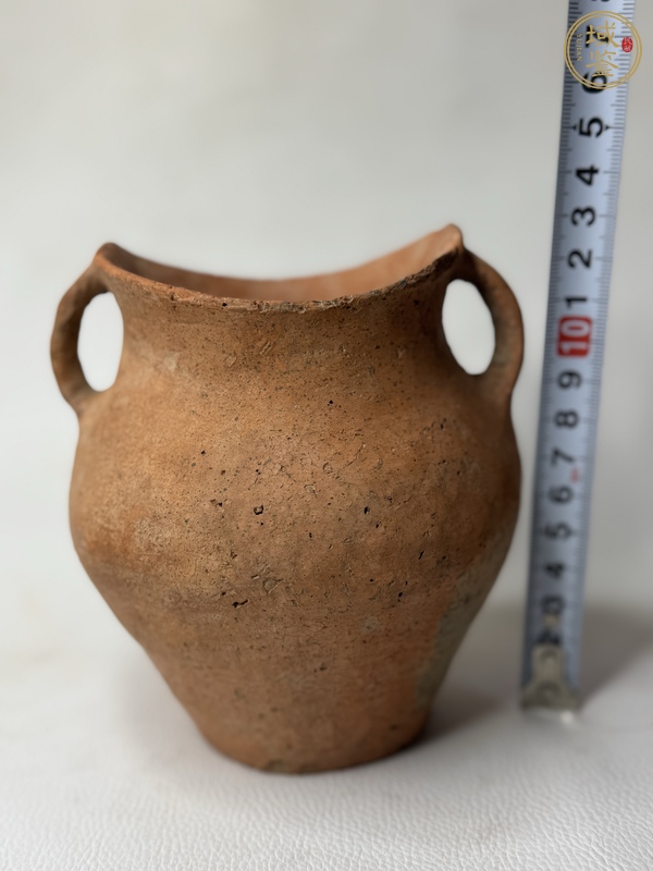 古玩陶瓷寺洼文化·魚口罐真品鑒賞圖