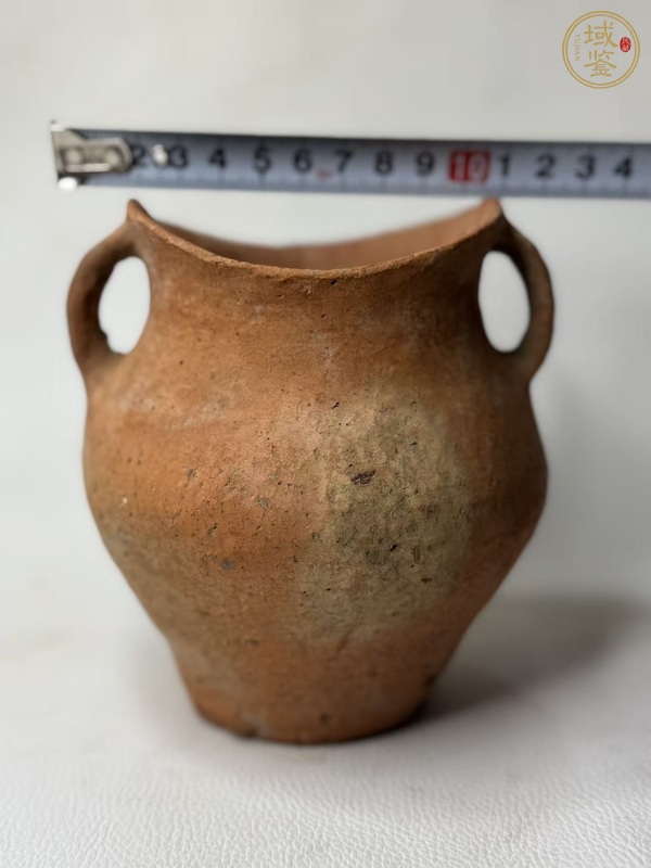 古玩陶瓷寺洼文化·魚口罐真品鑒賞圖