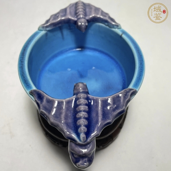 古玩陶瓷福在眼前水盂真品鑒賞圖