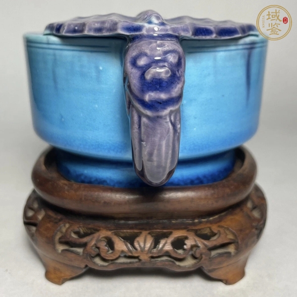 古玩陶瓷福在眼前水盂真品鑒賞圖