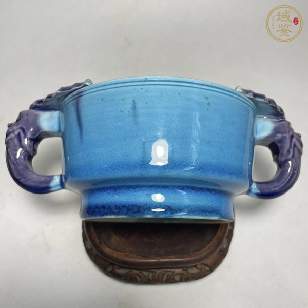 古玩陶瓷福在眼前水盂真品鑒賞圖