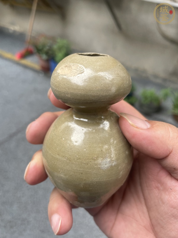 古玩陶瓷青釉葫蘆瓶真品鑒賞圖