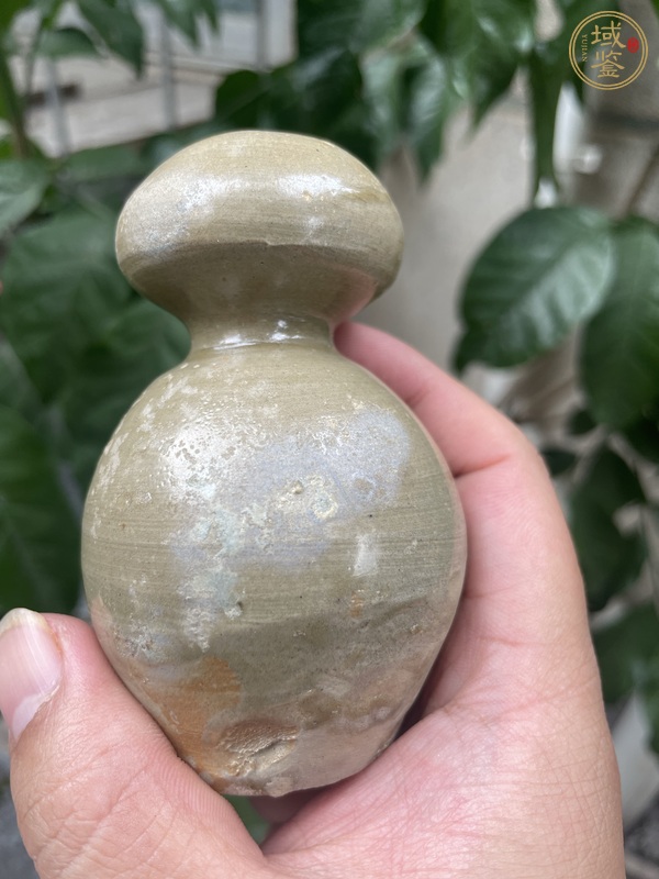 古玩陶瓷青釉葫蘆瓶真品鑒賞圖