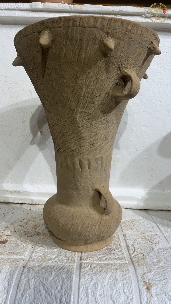 古玩陶瓷馬家窯陶鼓真品鑒賞圖