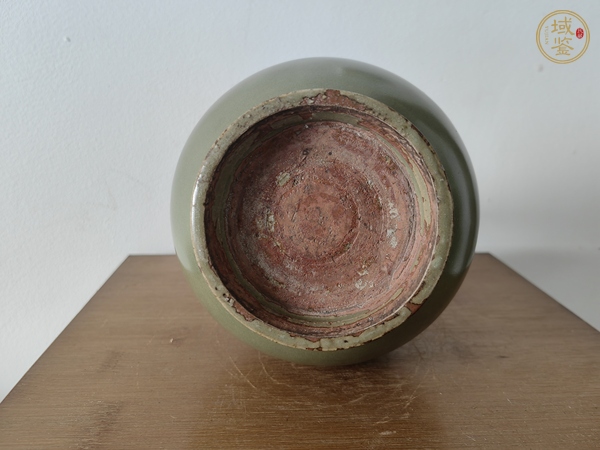 古玩陶瓷龍泉窯玉壺春瓶真品鑒賞圖