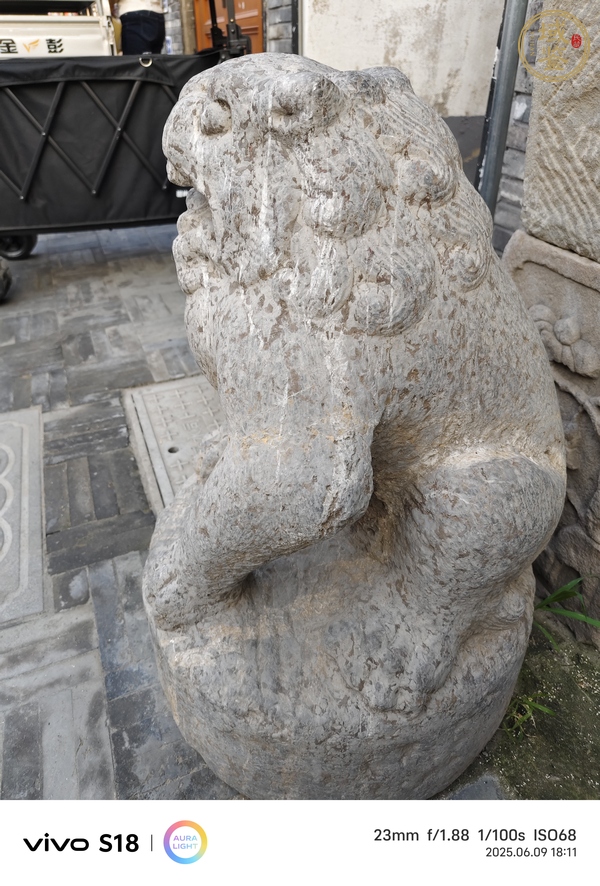 古玩石獅真品鑒賞圖