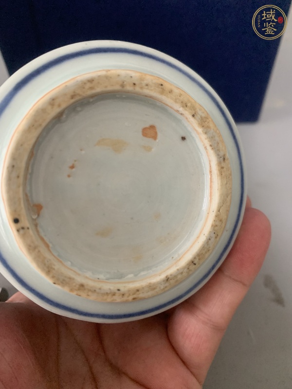 古玩陶瓷攜琴訪友人物紋圈足筒式爐真品鑒賞圖