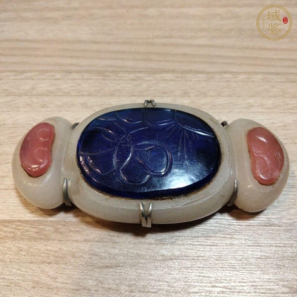 古玩玉器料器腰帶穿真品鑒賞圖