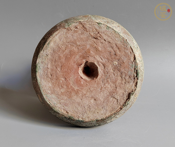 古玩陶瓷綠釉油燈真品鑒賞圖